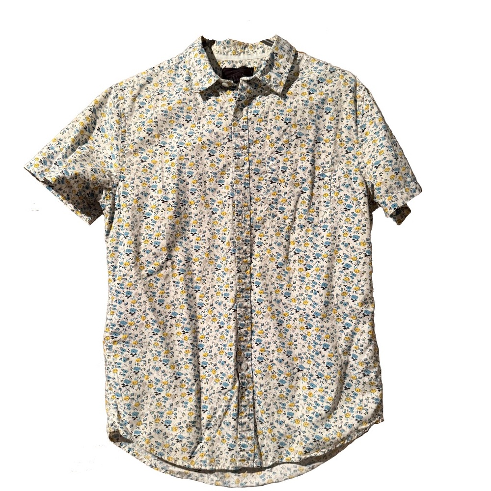 Men’s Floral Short-Sleeve Shirt Forever 21 Men